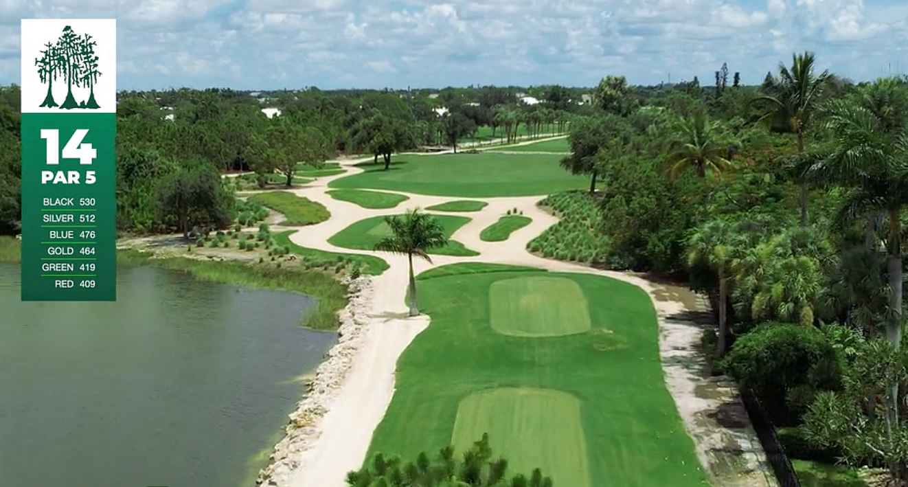 Cypress-Lake-Golf-Club-Fort-Myers-SWFL-Golf-Private-Golf-hole#14-Par4-Tee-shot