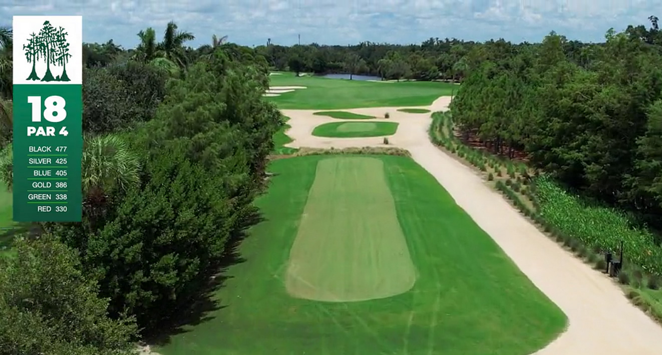 Cypress-Lake-Golf-Club-Fort-Myers-SWFL-Golf-Private-Golf-hole#18-Par4-Tee-shot