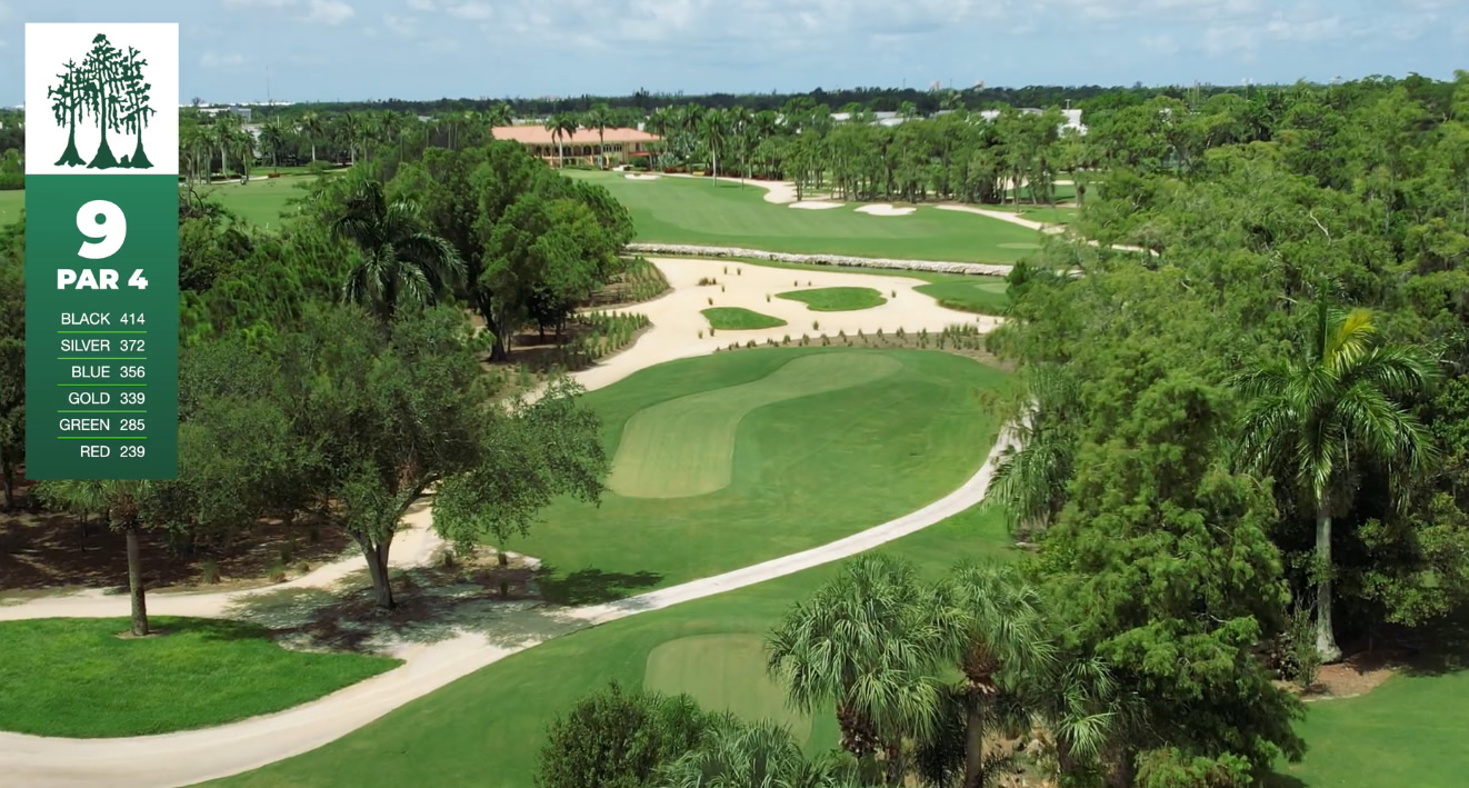 Cypress-Lake-Golf-Club-Fort-Myers-SWFL-Golf-Private-Golf-hole#9-Par4-Tips